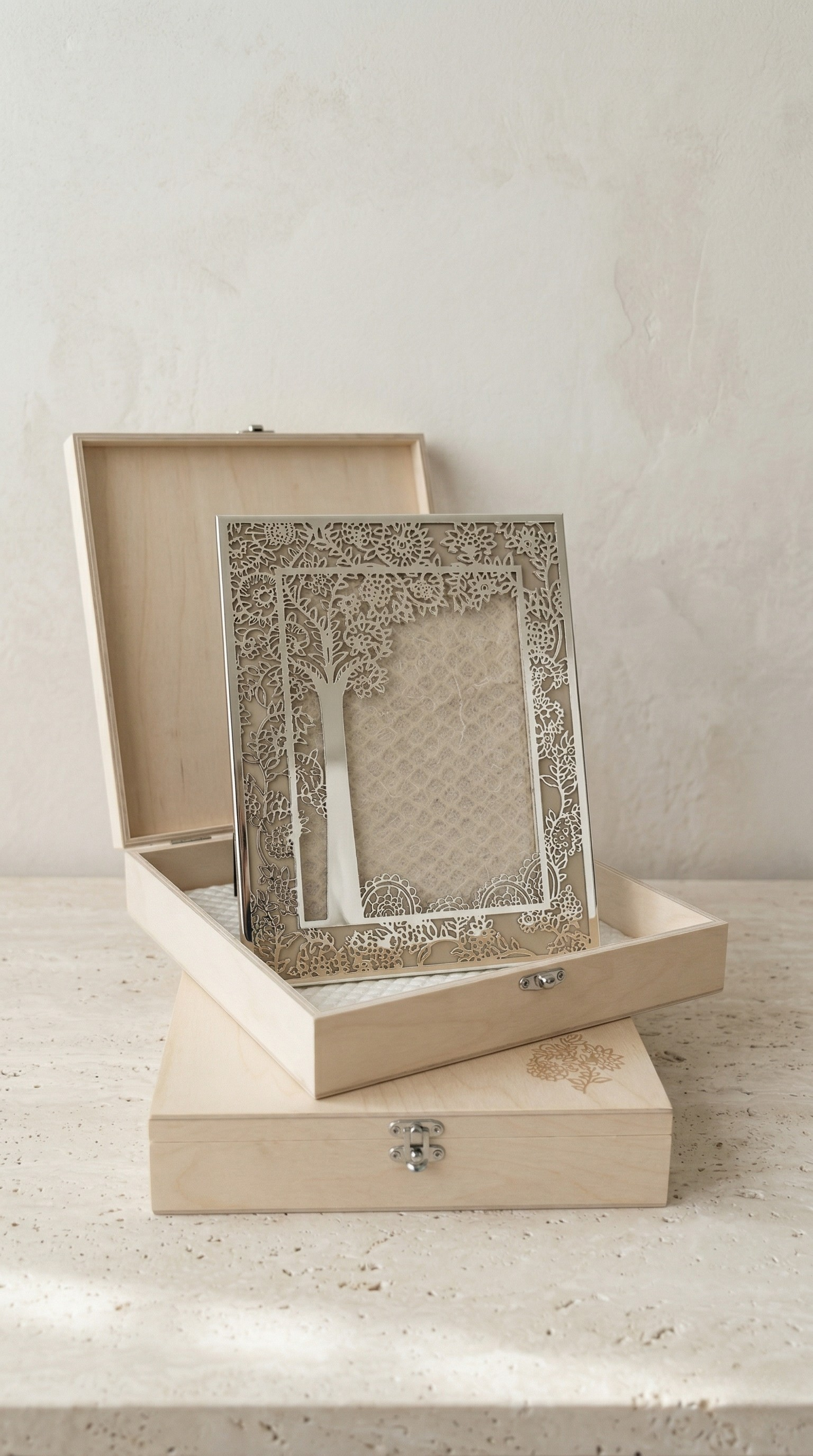 Silver Tree of Life Frame