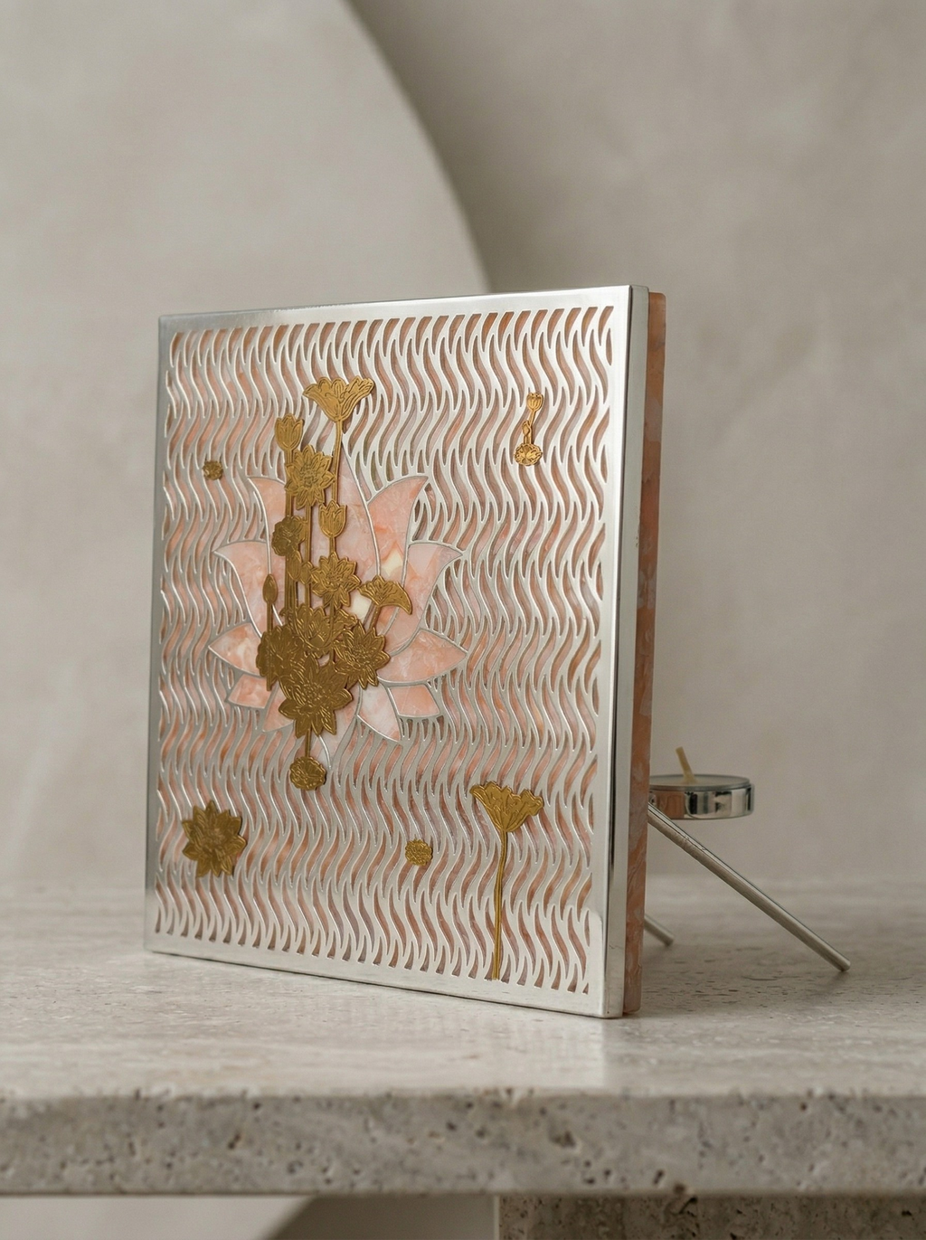 Evara Lotus Tealight Stand