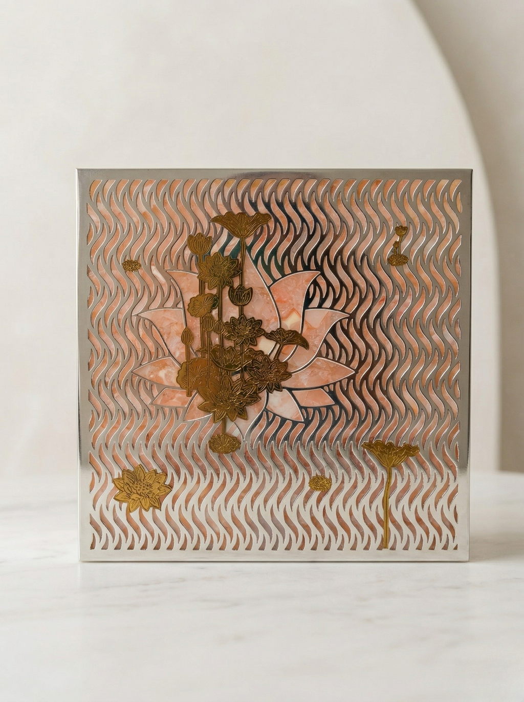 Evara Lotus Tealight Stand