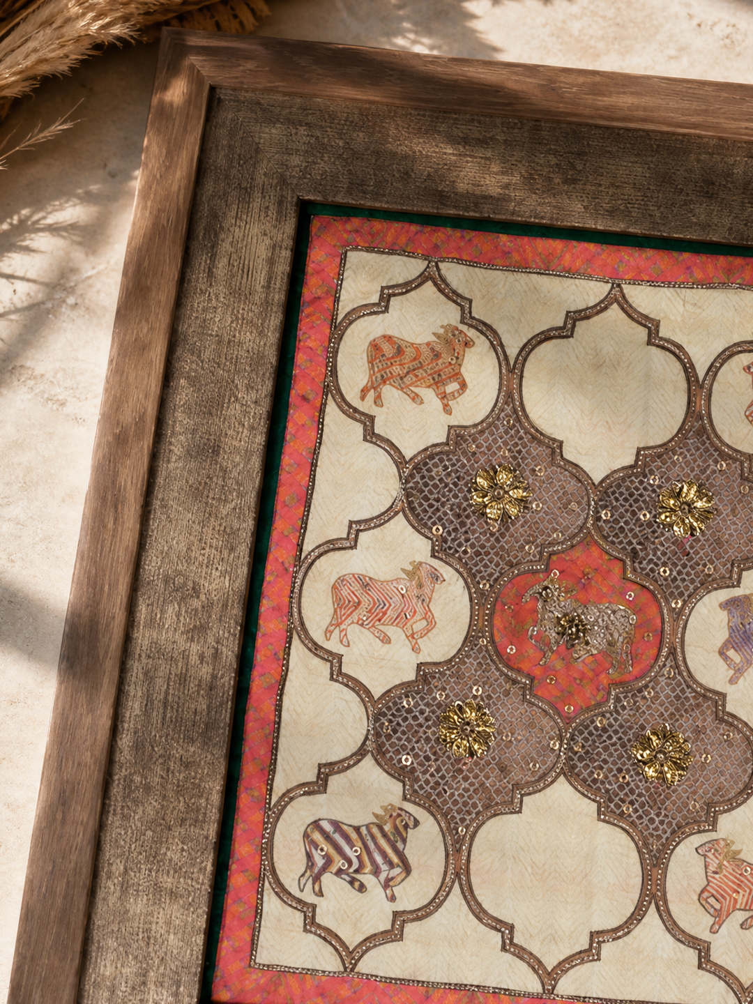 Seasonal Pichchwai Frames (Gold Set)