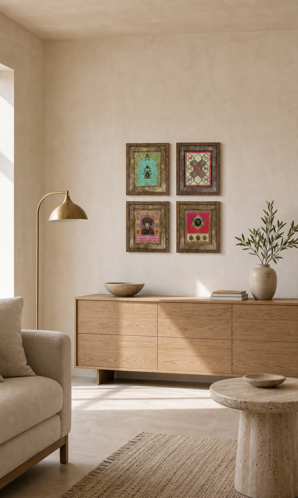Seasonal Pichchwai Frames (Gold Set)