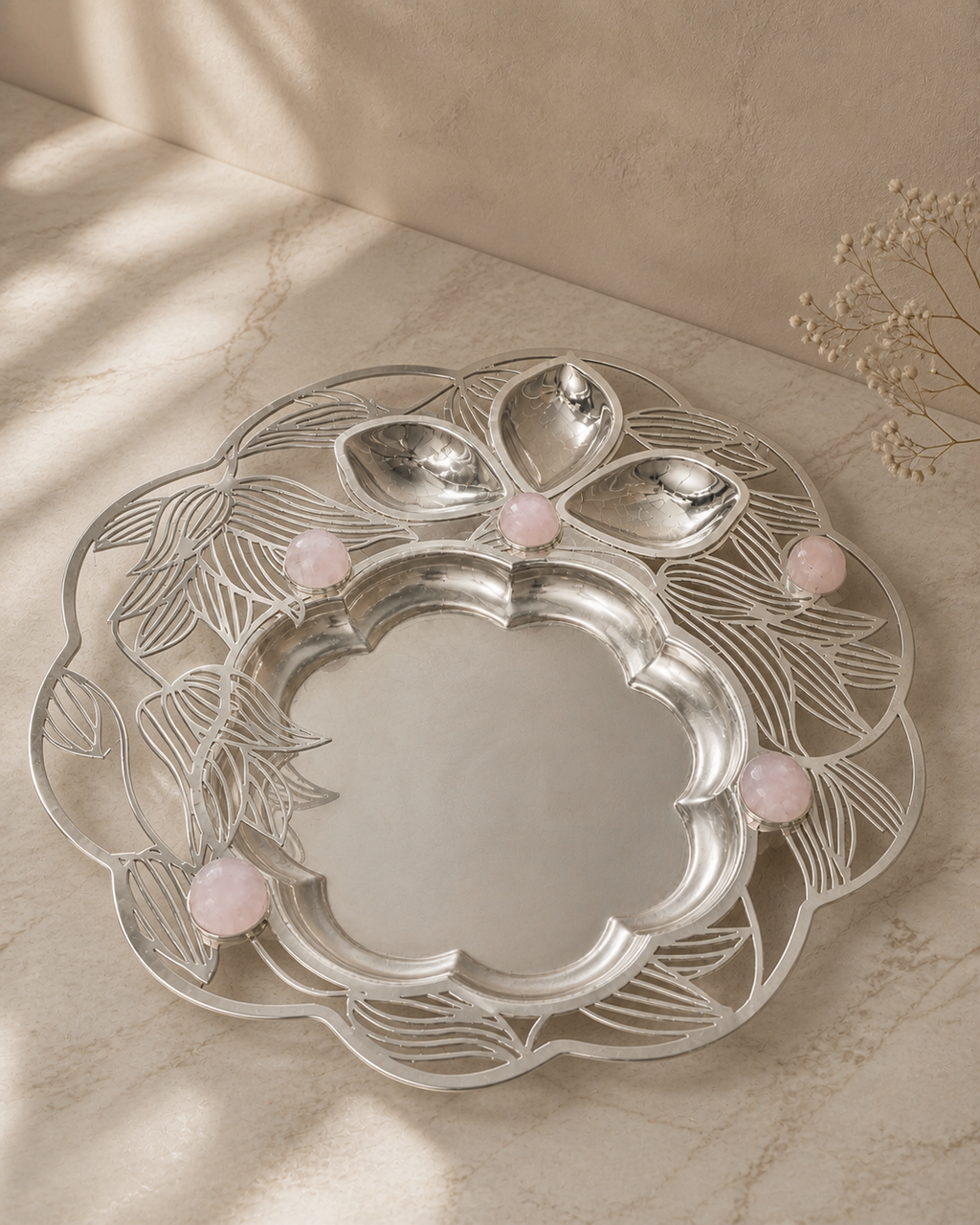 Tulip Pooja Thali