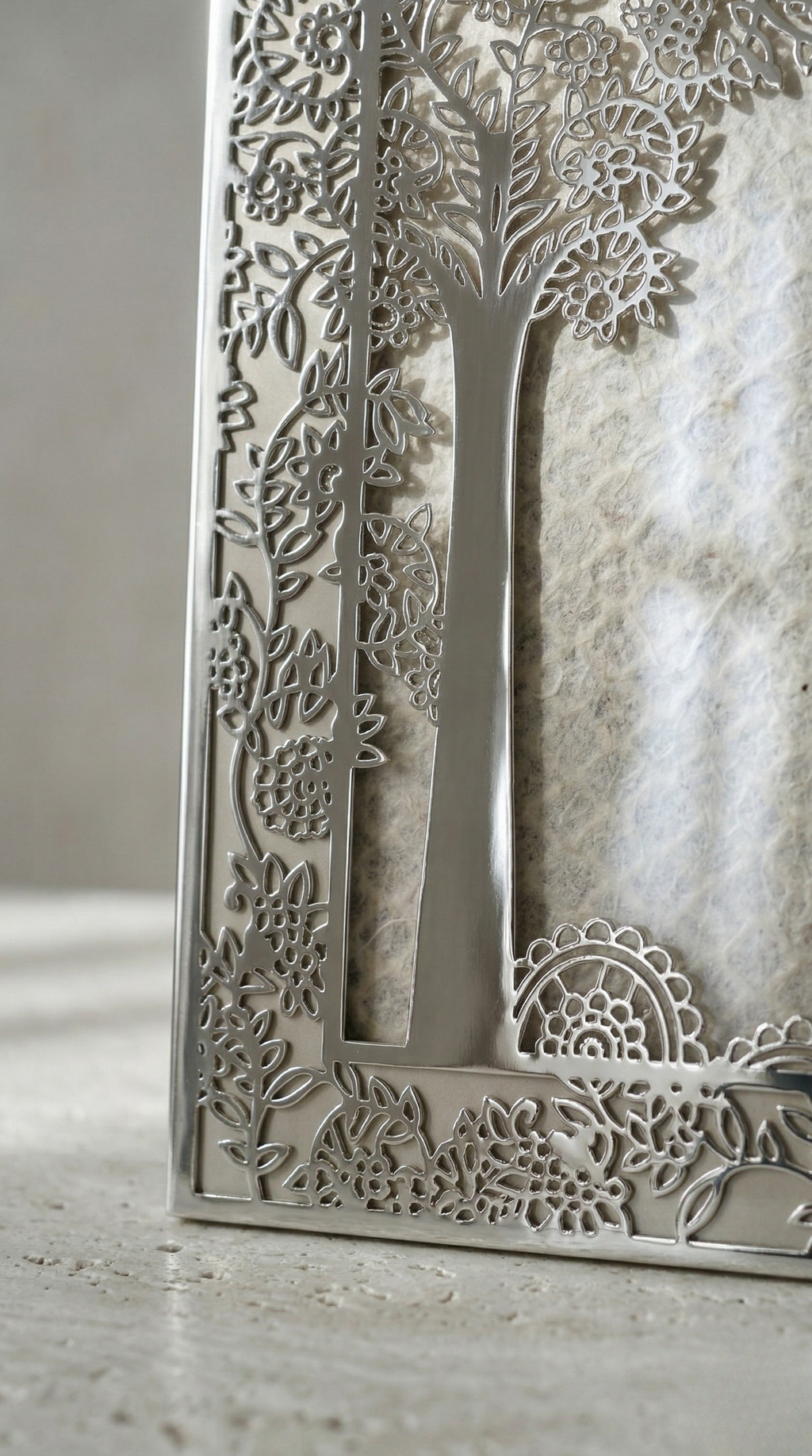 Silver Tree of Life Frame