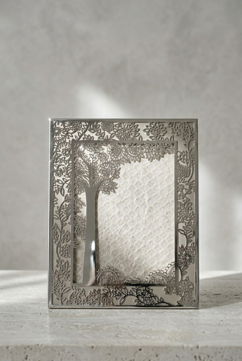 Silver Tree of Life Frame